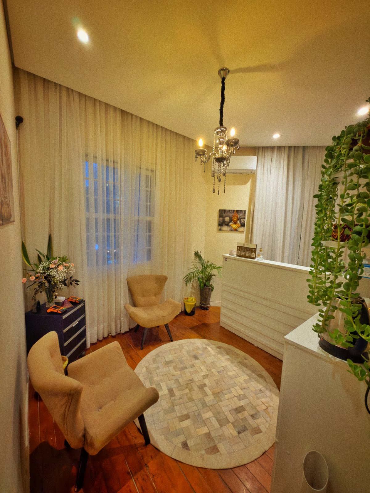Recepção do Spa Homem no Jardim Paulista